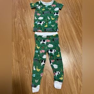 Short sleeve farm print